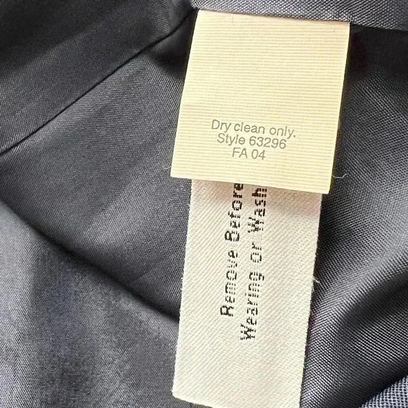 J Crew Blazer Womens Sz 14 100% Wool Vintage Green Tag Navy Preppy Made in Japan - Picture 9 of 12